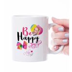 Kişiye Özel İsimli Jojo Siwa Be Happy Beyaz Kupa Bardak