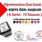 Kişiye Özel Kaşe, Öğretmenlere Aferin Kaşesi, Öğretmene Kaşe A Serisi (75 Model)