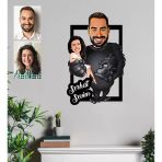 Kişiye Özel King Kong Tasarımlı Ahşap Tablo