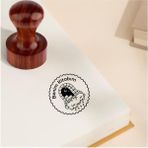 Kişiye Özel Kitap Kaşesi Kitap Mührü ve Istampa Set R5814-13