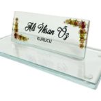 Kişiye Özel Kristal Masa Isimliği Uv Baskılı Ads-01