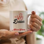 Kişiye Özel Meslek Doktor Kupa Bardak - Beyaz - 199 ml