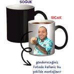 Kişiye Özel Nah Sihirli Kupa Bardak - Gri - 199 ml