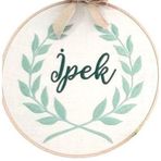 Kişiye Özel Nakışlı Bebek Kapı & Duvar Süsü Defne Laruel
