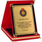 Kişiye Özel Plaket - Kişiye Özel Kadife Plaket - Öğretmene Plaket - Büyük Boy Plaket ( 16 x 21 )