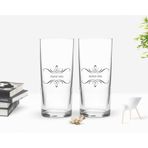 Kişiye Özel Renkli Baskılı İsimli İkili Rakı Bardağı SETI-113