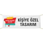 Kişiye Özel Tasarımlı Pankart 100X300 cm