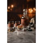 Kişiye Özel Viski Gift Set – Deri Kaplı Bardak & Şişe – Los Angeles Malt - Kahverengi