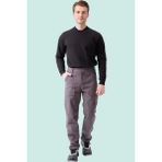 Kışlık Erkek Iş Pantolonu Gabardin Dayanıklı ve Konforlu Galanthus Havalara - Gri - 2XL