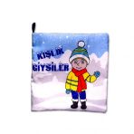 Kışlık Giysiler Kumaş Sessiz Kitap T052 - Bez Kitap