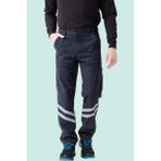Kışlık Iş Pantolonu Gabardin 100 Pamuk Royal Pantolon Konforlu - Lacivert - 4XL