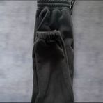 Kışlık Kalın Unisex Polar Eşofman Alt - Siyah