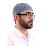 Kislik Orlon Takke Cift Renk - Mavi