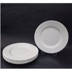 Kısmet Beyaz Melamin Meze Tabağı Sığ Tabak - 19 cm