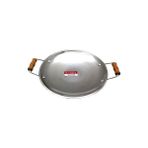 Kısmet Çelik Kulplu Kavurma Sacı - 35 cm - Inox