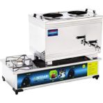 Kısmet Mzn 25 Lik Doğalgazlı 20 Litre 2 Demlikli Çay Kazanı - Çay Ocağı - 20 lt