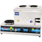 Kısmet Mzn 25 Lik Elektrikli 20 Litre 2 Demlikli Çay Kazanı Çay Ocağı - 20 lt