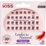 Kiss Haute Couture Tekli Takma Kirpik (3'Lü) Medium