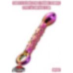 Kissers G Nokta ve Klitoris Uyarıcı Etkisinde Tutamaçlı G-Spot Lüx Cam Dildo 18 cm