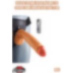 Kissers Realistik Titreşimli Belden Bağlamalı Ten Strapon Takma Vibratör Dildo Penis 24 cm