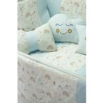Kista Baby Bebek Uyku Seti Nevresim Takımı 80x130 Rainbow Mavi
