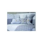 Kista Baby Park Yatak Bebek Uyku Seti Nevresim Takımı 70x110 Cloudy Gri