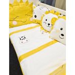 kistababy Animals Bebek Uyku Seti (Sarı, 70x110)