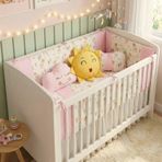 kistababy Bambi Bebek Uyku Seti (70x130, Pembe)
