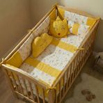 kistababy Bambi Bebek Uyku Seti (70x130, Sarı)