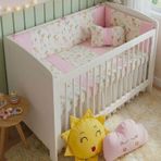 kistababy Bambi Bebek Uyku Seti (Pembe, 80x130)