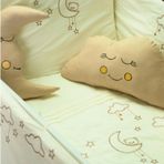 kistababy Cloudy Bebek Uyku Seti (80x140, Krem)