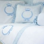 kistababy Crown Bebek Uyku Seti (Mavi, 80x130)