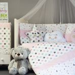 kistababy Damla Bebek Uyku Seti (Pembe, 70x110)