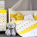 kistababy Damla Bebek Uyku Seti (Sarı, 70x110)