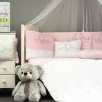 kistababy Silver Bebek Uyku Seti (Pembe, 70x110)