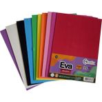 Kitabevimden Bafix Eva Yapışkanlı 20X30 10 Renk Karışık-10-Pkt - Çok Renkli - tek
