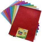 Kitabevimden Bafix Eva Yapışkanlı 50X70 10 Renk Karışık-10-Pkt - Çok Renkli - tek