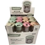 Kitabevimden Bafix Katoon Kalemtraş Çiftli Hazneli K-3007-36-PKT - tek