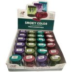 Kitabevimden Bafix Smoky Color Kalemtraş Çiftli Hazneli TR-308-24-PKT - tek