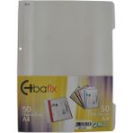 Kitabevimden Bafix Telli Dosya Plastik Xl Beyaz A4 (50 Li) - tek