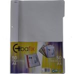 Kitabevimden Bafix Telli Dosya Plastik Xl Gri A4 (50 Li) - tek