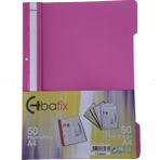 Kitabevimden Bafix Telli Dosya Plastik Xl Pembe A4 (50 Li) - tek