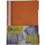 Kitabevimden Bafix Telli Dosya Plastik Xl Turuncu A4 (50 Li) - tek