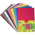 Kitabevimden Bu-Bu Eva Yapışkanlı 20X30 cm 10 Renk BUBU-EV0036 - Çok Renkli - tek
