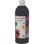 Kitabevimden Craft And Arts Akrilik Boya 500 ml Siyah - tek - Beyaz