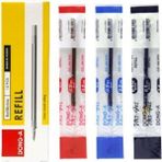 Kitabevimden Dong-A Tükenmez Kalem Yedeği (12 Li 1 Paket) Kırmızı 0.5 mm Kırmızı Mygel Jel 211130 - Çok Renkli - tek