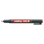 Kitabevimden Edding Asetat Kalemi Permanent M Seri 1 mm Kırmızı 142 M (10 Lu Paket) - Çok Renkli - tek