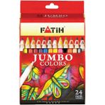 Kitabevimden Fatih Kuru Boya Karton Kutu Jumbo Tam Boy 24 Renk 33424 - Çok Renkli - tek