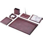 Kitabevimden Inn Design Sümen Takımı Ab-I Hayat Elite 7 Parça Bordo INN-ES-1011 - Çok Renkli - tek