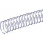Kitabevimden Kayreb Spiral Plastik Helezon 100 Lü 38 mm Şeffaf 50 Li - tek - Çok Renkli